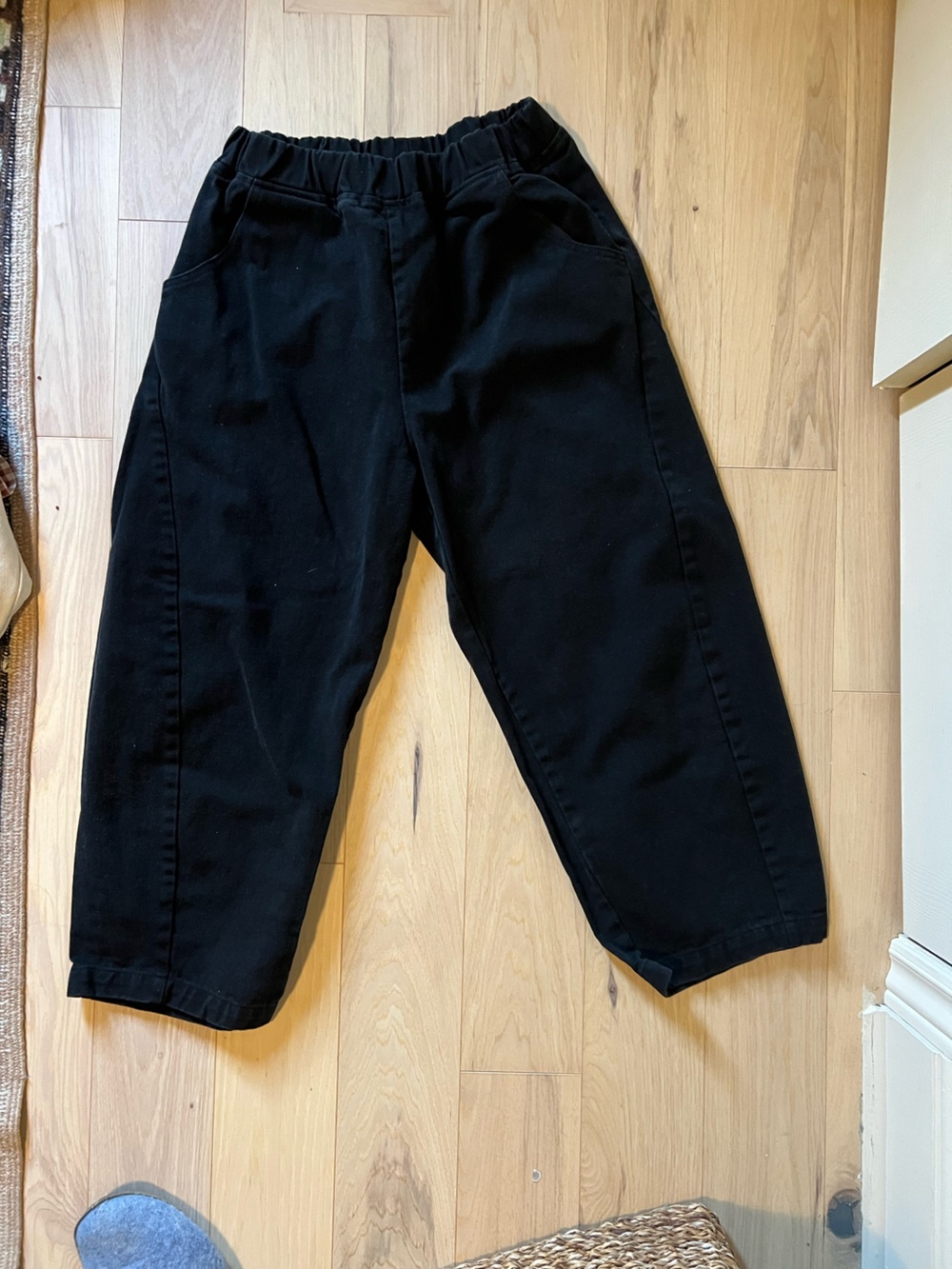 Le Bon Shoppe Arc Pants in Black Canvas